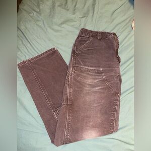 Carhartt Dark Brown Cotton Pants